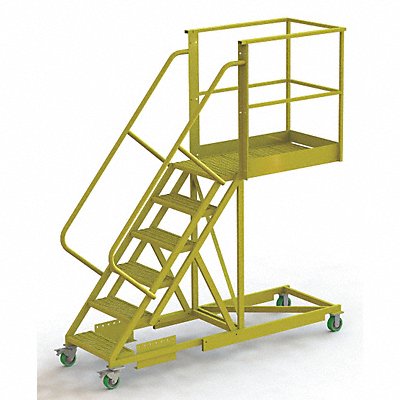 TRI-ARC UCS500640246 Rollng Ladder Unassembled Handrail Platform 60 In H