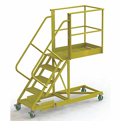 TRI-ARC UCS500540242 Rollng Ladder Unassembled Handrail Platform 50 In H