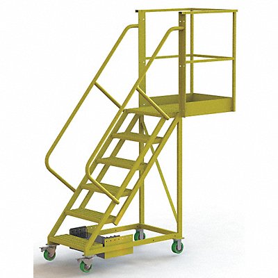 TRI-ARC UCU500630246 Rollng Ladder Unassembled Handrail Platform 60 In H