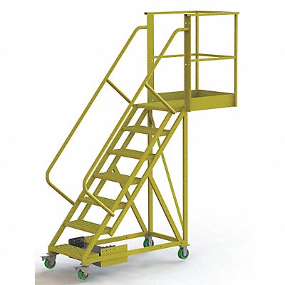 TRI-ARC UCU500730246 Rollng Ladder Unassembled Handrail Platform 70 In H