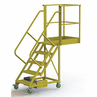 TRI-ARC UCU500530242 Rollng Ladder Unassembled Handrail Platform 50 In H