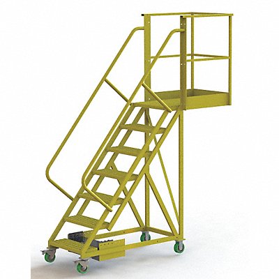 TRI-ARC UCU500730242 Rollng Ladder Unassembled Handrail Platform 70 In H