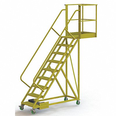 TRI-ARC UCU500930242 Rollng Ladder Unassembled Handrail Platform 90 In H