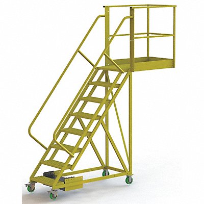 TRI-ARC UCU500840246 Rollng Ladder Unassembled Handrail Platform 80 In H