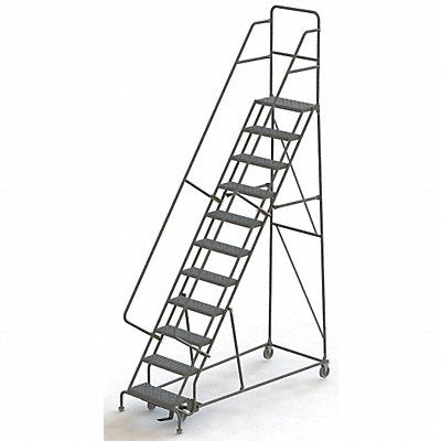 TRI-ARC KDSR111246 Rollng Ladder Unassembled Handrail Platform 110 In H