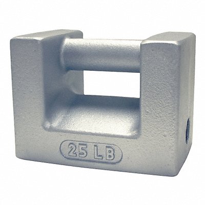 RICE LAKE WEIGHING SYSTEMS 12833TR Calibration Weight 25 lb Nominal Mass