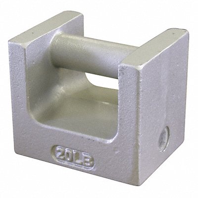 RICE LAKE WEIGHING SYSTEMS 12870TR Calibration Weight 20 lb Nominal Mass