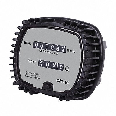 WESTWARD 15F216 Mechanical Oil Meter  0.30 to 8 GPM