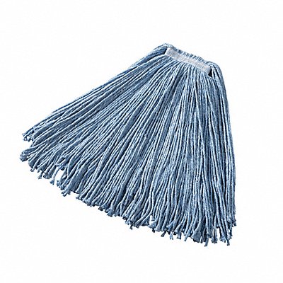 RUBBERMAID COMMERCIAL PRODUCTS FGF51800BL00 Wet Mop Blue Cotton/Synthetic PK12