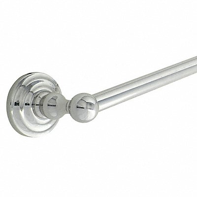 GRAINGER 46218 Towel Bar Zinc 20 3/4 in Overall W