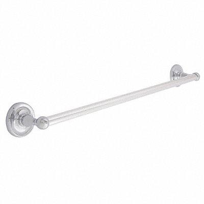 GRAINGER 47918 Towel Bar Zinc 20 1/4 in Overall W