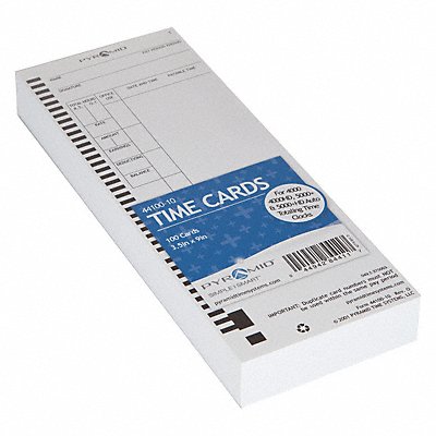 PYRAMID 4410010 Time Card PK100