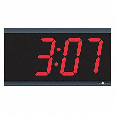 GRAINGER SED4R4LDRB Wall Clock Digital Electric