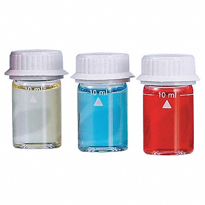 LOVIBOND 197600 Round Plastic Vials 10 mm w/Lid PK12