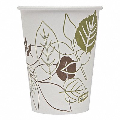 DIXIE 2338WS Disposable Hot Cup 8 oz White PK500