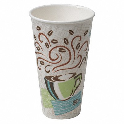 DIXIE 92959 Disp Hot Cup 10 oz WH Coffee Haze PK1000