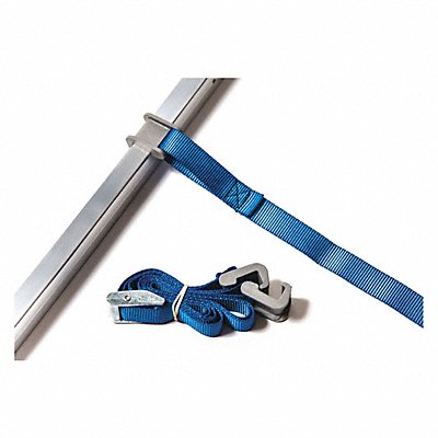 GRAINGER 930007 Cargo Strap Woven Polyester Blue