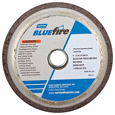 NORTON 66253146917 Flaring Cup Wheel Type 11 Face Dia 4 In