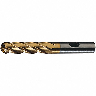 CLEVELAND C33308 Ball End Mill Single End 3/4 HSS