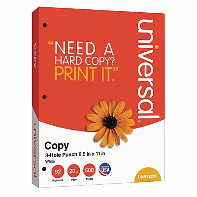 UNIVERSAL UNV28230 Multipurpose Paper 8-1/2 x 11 PK5000
