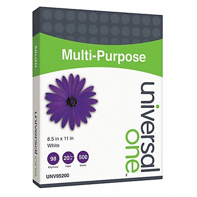 UNIVERSAL ONE UNV95200 Multipurpose Paper 8-1/2 x 11 PK5000