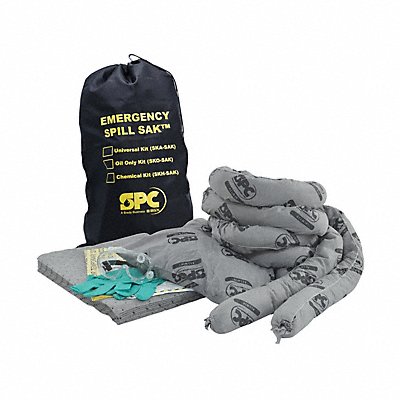 BRADY SPC ABSORBENTS SKASAK Spill Kit Universal Black