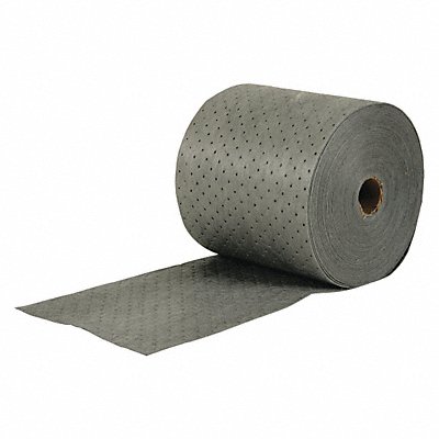 BRADY SPC ABSORBENTS MRO15 Absorbent Roll Universal Grey 150 ft.L