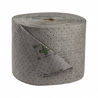 BRADY SPC ABSORBENTS HT153 Absorbent Roll Universal Grey 300 ft.L