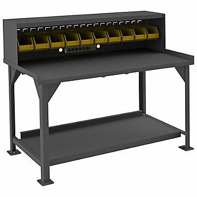DURHAM MFG DWB3072BERSR95 Workbench Steel 72 W 30 D
