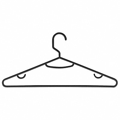 HONEY-CAN-DO HNG01520 Recycled Hanger Black PK15