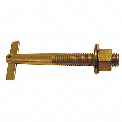 GRAINGER GCPT14134 T-Anchor Carbn Steel 1/4 -20 1-3/4 L PK4