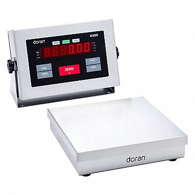 DORAN 435012 Checkweigher Scale SS Platform 50 lb Cap.