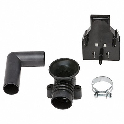 ELKAY 97969C Drain Replacement Kit Black ABS H 8in