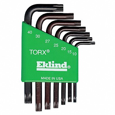 EKLIND 11807 Torx Key Set L Shape 2 in to 3 in
