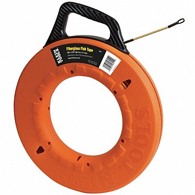 KLEIN TOOLS 56014 Fish Tape 3/16 In x 200 ft Fiberglass