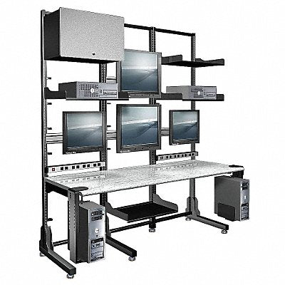 HERGO 95TRI84720 Triple Frame Computer Workstation