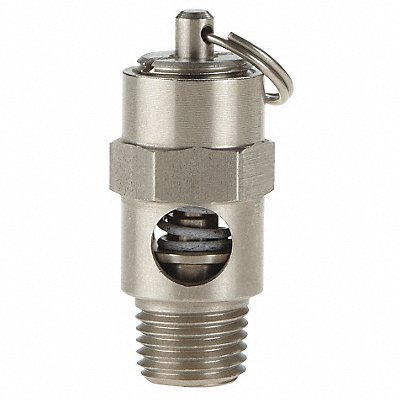 CONRADER SRV250VSS125 Safety Valve Soft Seat 1/4In 125 PSI SS