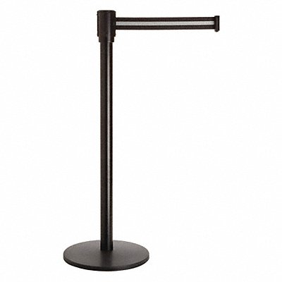BRADY 80125 Barrier Post with Belt 7-1/2 ft L