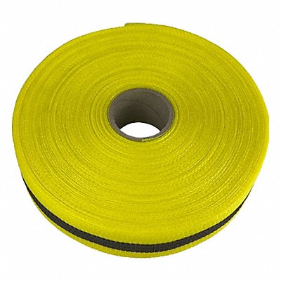 GRAINGER 15Y443 Baricade Tape Blck/Yellw 150 ft L 3/4 in