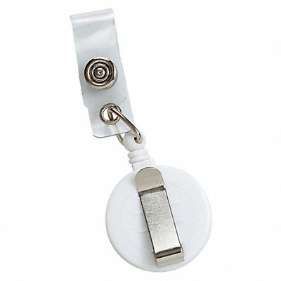 BRADY 95073 WHITE BADGE HOLDER