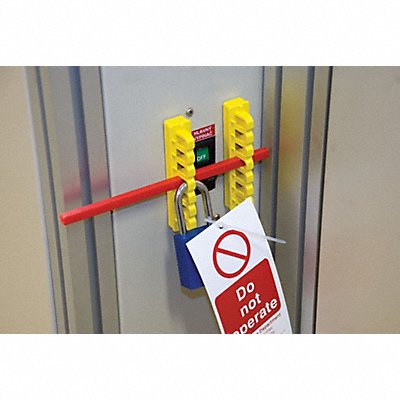 BRADY 51264 BREAKER BLOCKER RAISED LOCK RAIL PK2