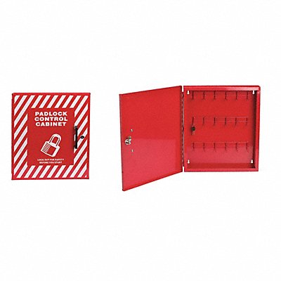 BRADY LR018E Lockout Cabinet Unfilled 15-1/2 In H