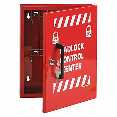 BRADY LR008E Lockout Cabinet Unfilled 10 In H