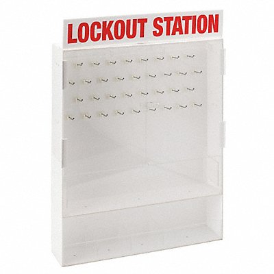 BRADY 50995 Lockout Station Unfilled 26 In H