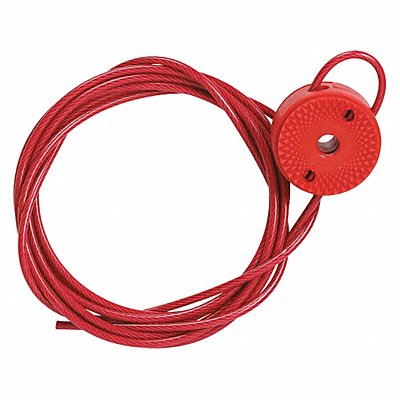 BRADY 51395 Lockout Cable 8 ft L