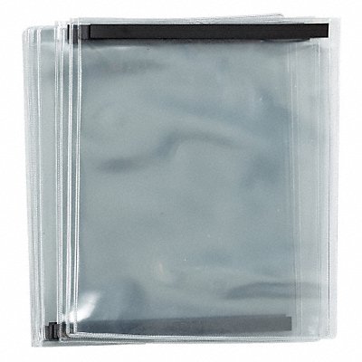 BRADY 50962 Mag Backed Env 11.5 x 9 in Clear PK10