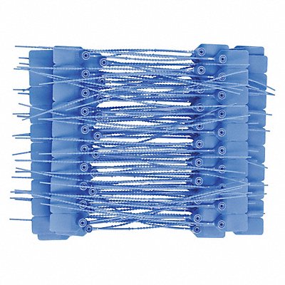 BRADY 95143 Pull Tight Seal Plastic Blue PK100