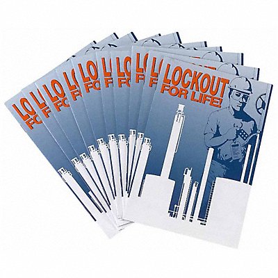 BRADY 65555 Lockout Booklet English PK10