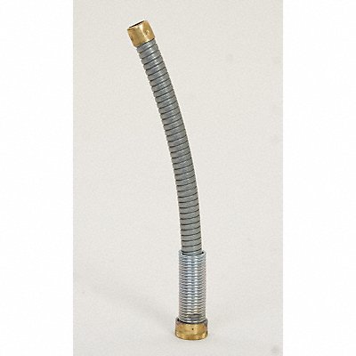 EAGLE FD25 Flexible Spout Metal Silver 7/8 in NPT