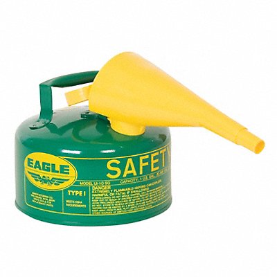 EAGLE UI10FSG Type I Safety Can Steel Green